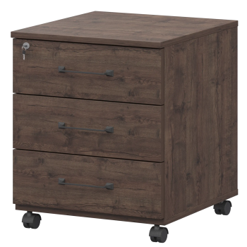 Тумба мобильная с центральным замком Приоритет К-923 Дуб апрель