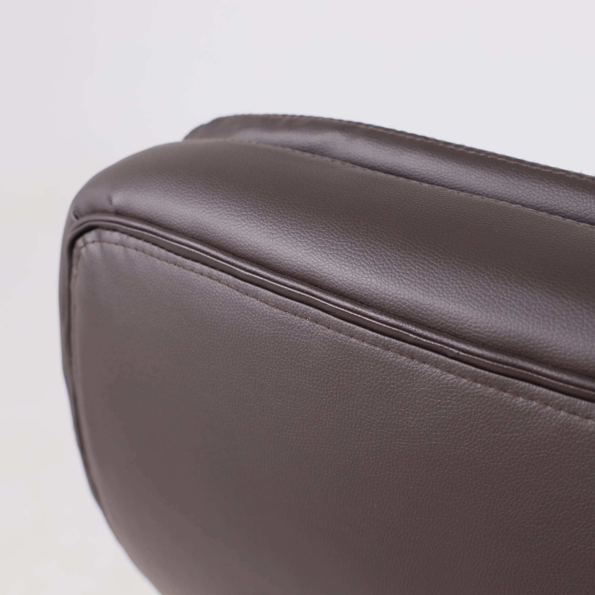 Кресло поворотное Richard New, коричневый, экокожа