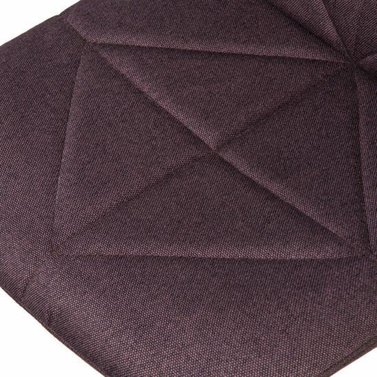 Барный стул СИЕНА, хром сталь, рогожка коричневый