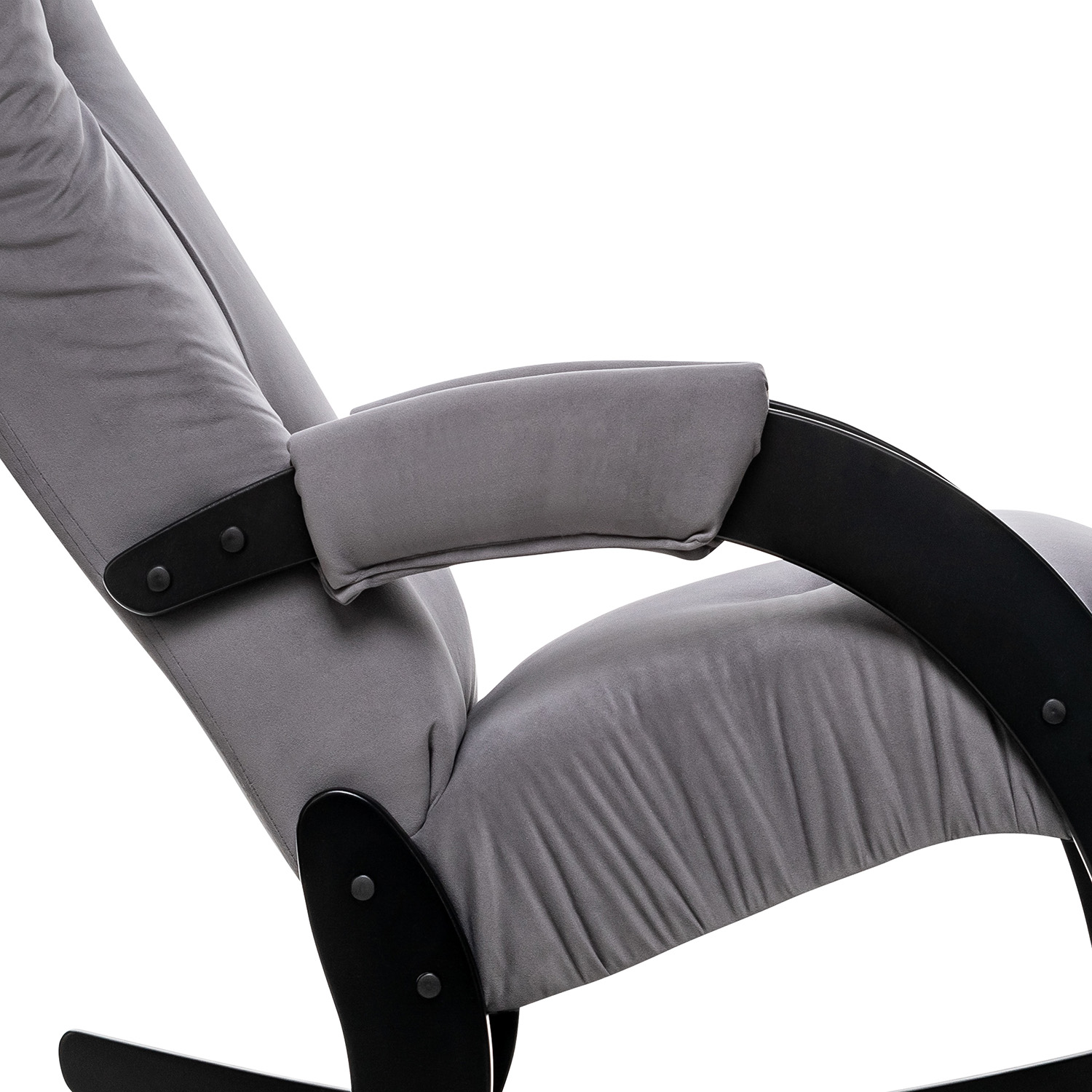 Кресло-качалка Модель 67 Венге, ткань V 32 цвет Венге