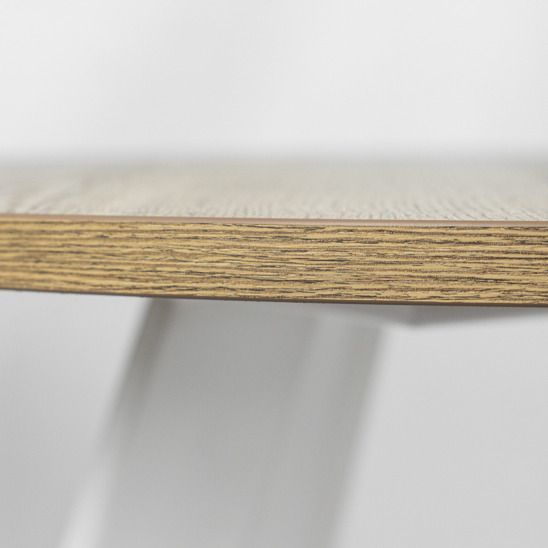 Стол Вольтер d1000, лдсп Дуб Галифакс табак