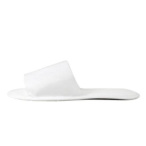 Тапочки одноразовые EVA Classic, открытые, КОМПЛЕКТ 25 пар, спанбонд + ЭВА, размер 37-42, белые, SMZ, Э/О/Б-№1/25/150