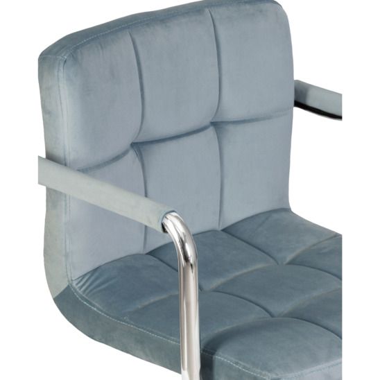 Офисное кресло Таварес, пудрово-голубой велюр цена 6 990 ₽ Офисное кресло Таварес, пудрово-голубой велюр