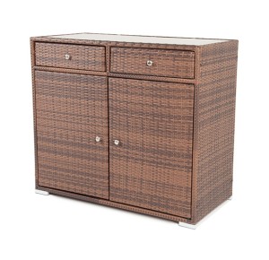 "Мальта" тумба плетеная из искусственного ротанга