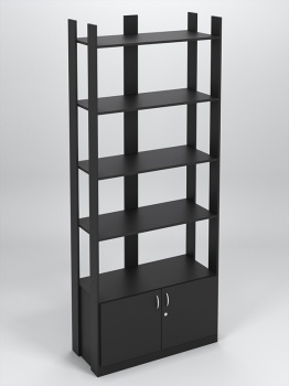 Стойка из ДСП №4А серии "ЭКОНОМ", Черный