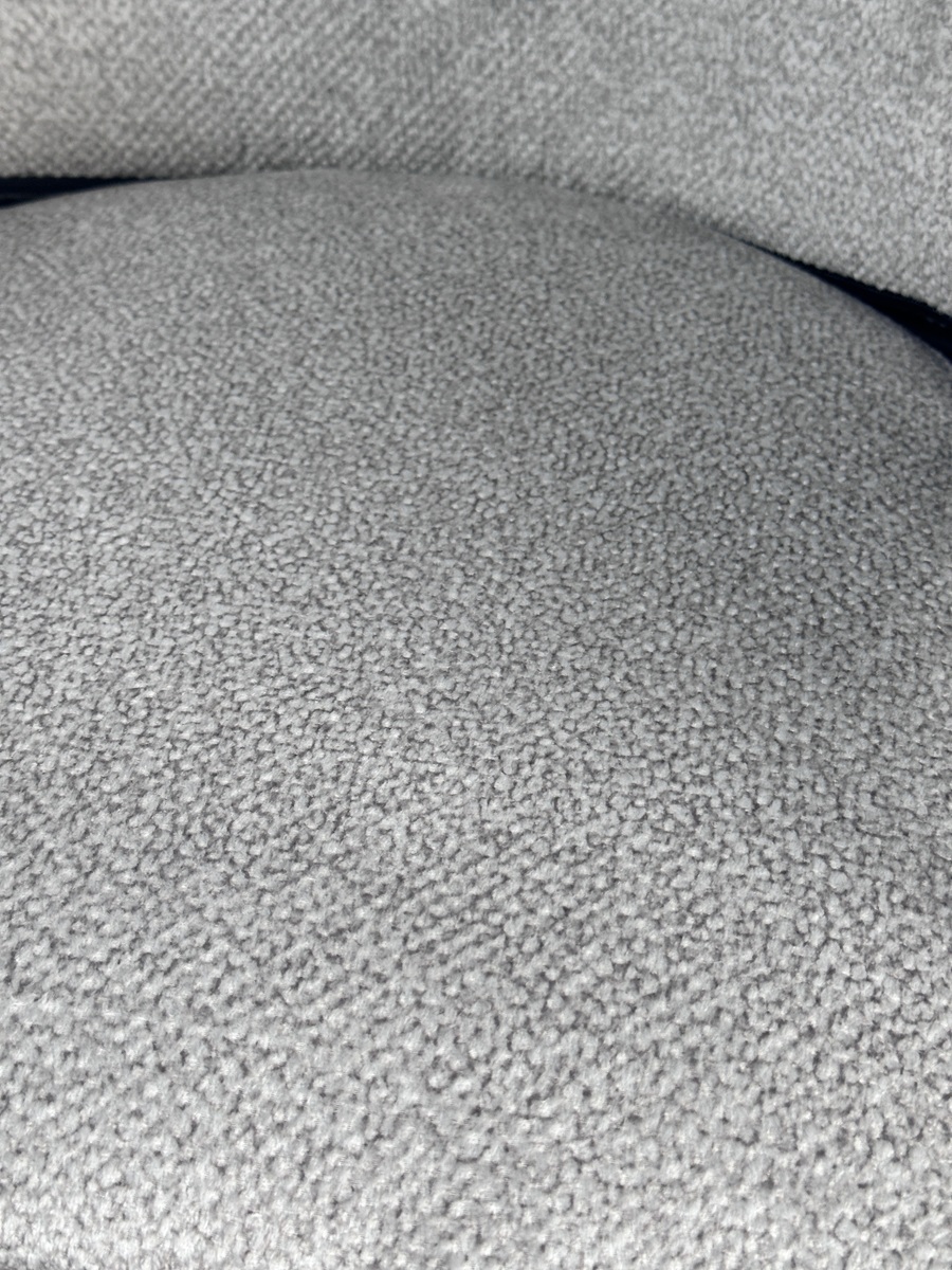 Стул ДИЛЛ, цвет  Lana 80 серый, ткань / черный каркас