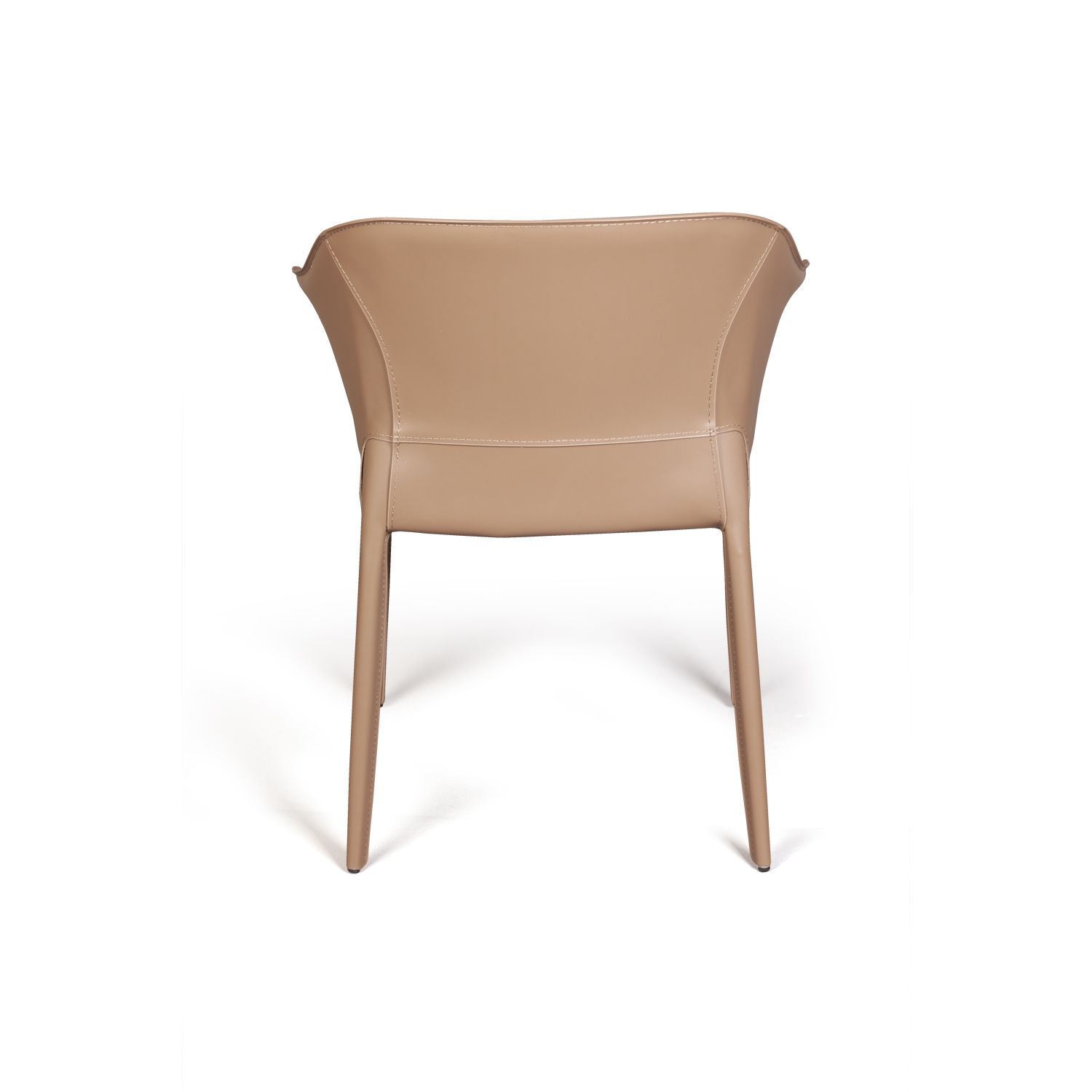 Стул  с подлокотниками Джио, кожа хаки-тауп