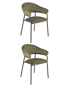 Стул обеденный Leya зеленый 2 шт.