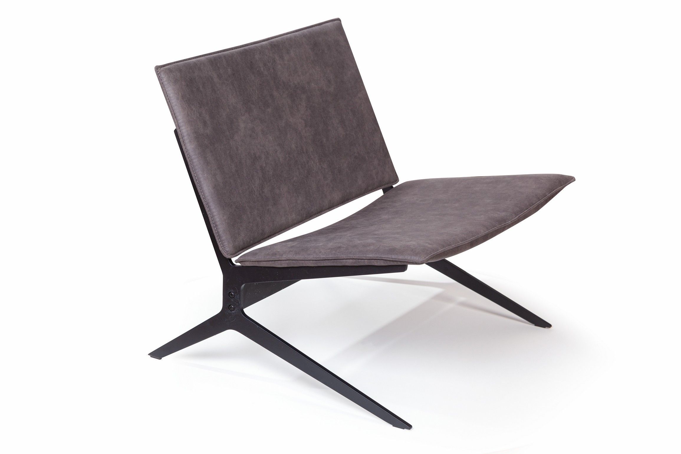 Кресло Флай, замша серый