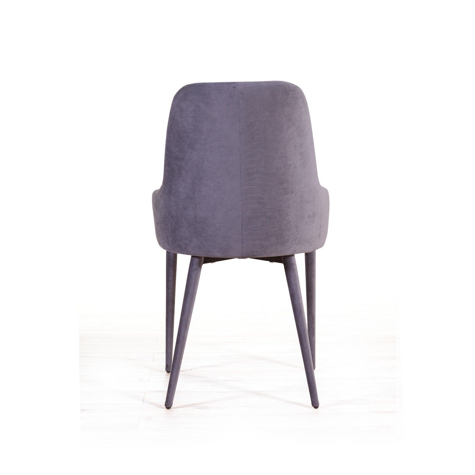 Стул Дуглас ромб, бархат серый 27