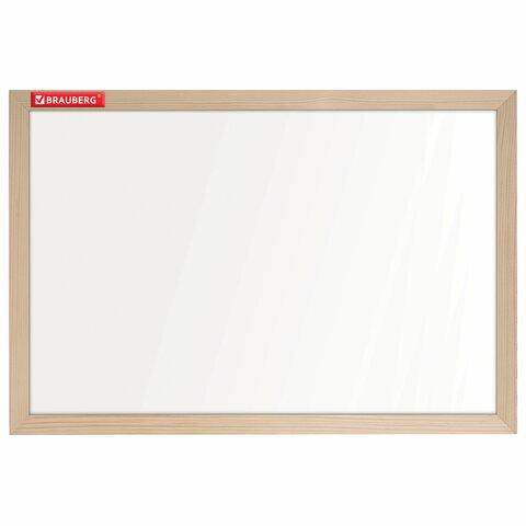 Доска магнитно-маркерная 30х45 см, деревянная рамка, BRAUBERG "Wood", 238793