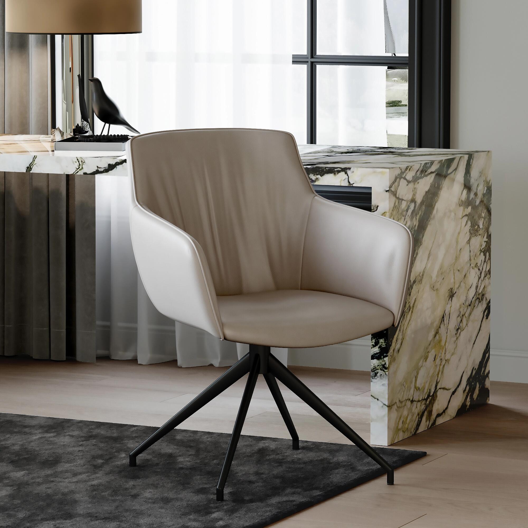 Полукресло София, иск.кожа soft-touch, серый