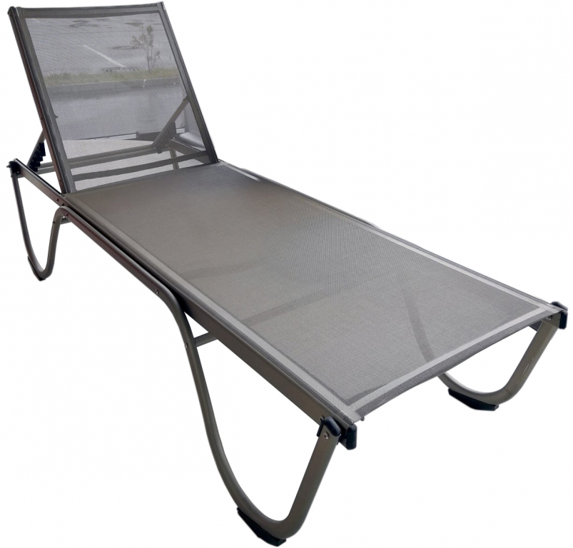 Шезлонг-лежак металлический Ankara тортора