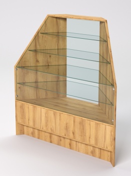 Прилавок "АЛМАЗ" №2 угловой, Дуб Золотистый