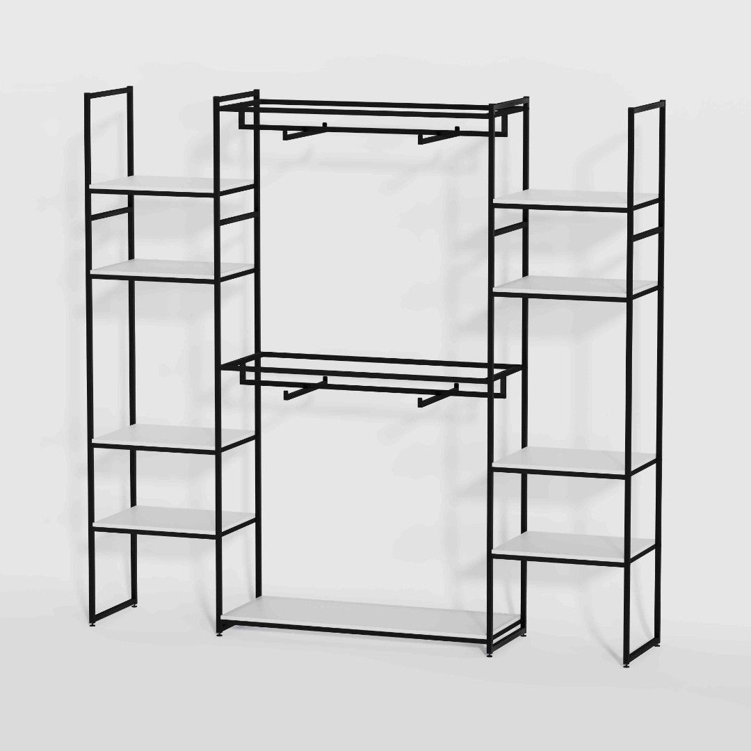 Стеллаж Лофт для одежды КБ-2214