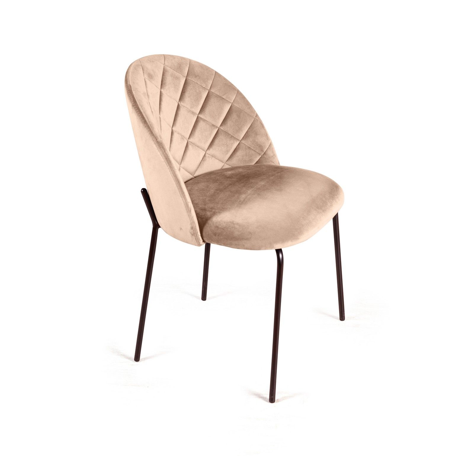 Стул Норд ромб, бархат бежевый 5