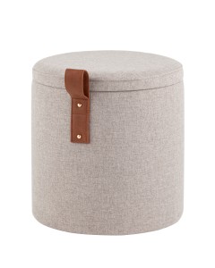 Пуф с ящиком Эркки рогожка XS серый