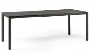 Стол пластиковый раздвижной Tevere 147 антрацит