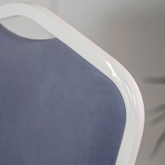 Стул Хит 20мм, шампань, велюр голубой