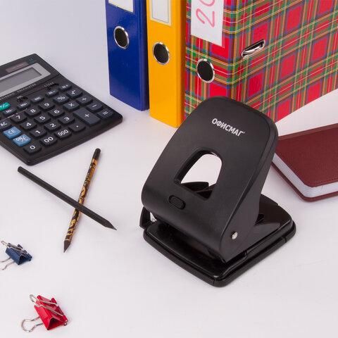 Дырокол ОФИСМАГ SUPER-40, до 40 листов, черный, 229696 цена 804 ₽ Дырокол ОФИСМАГ SUPER-40, до 40 листов, черный, 229696