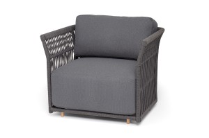 "Лугано" кресло плетеное из роупа