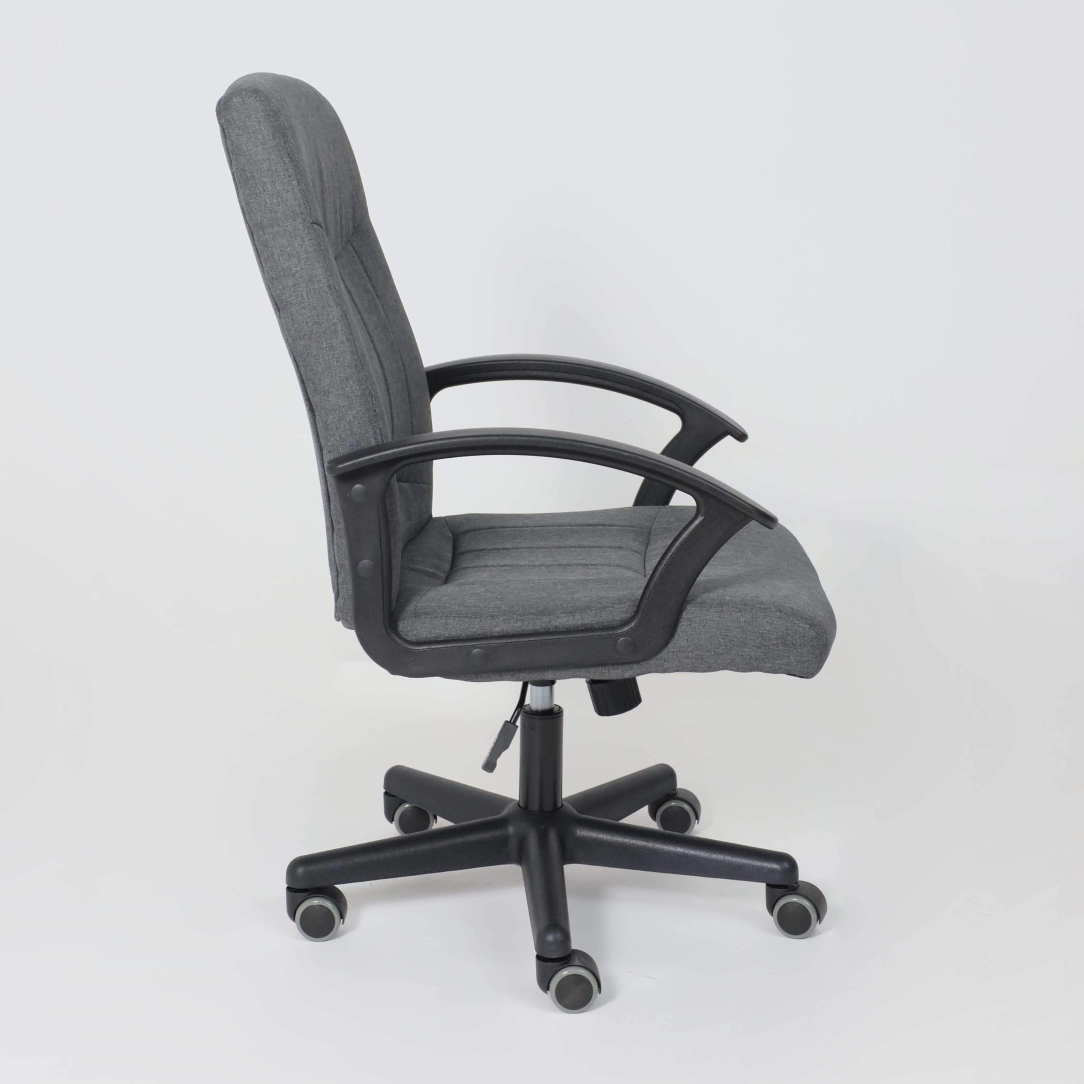 Кресло поворотное Polo, серый, ткань