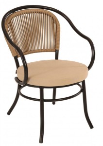 Кресло металлическое плетеное Throne 