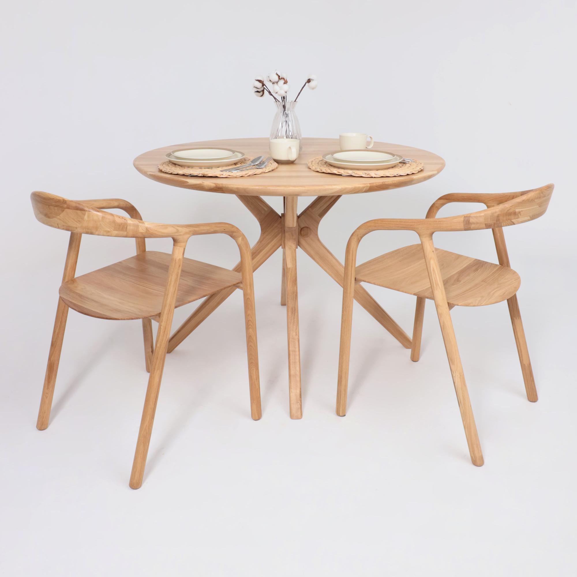 Стул Био, покрытие бесцветное, массив дуба