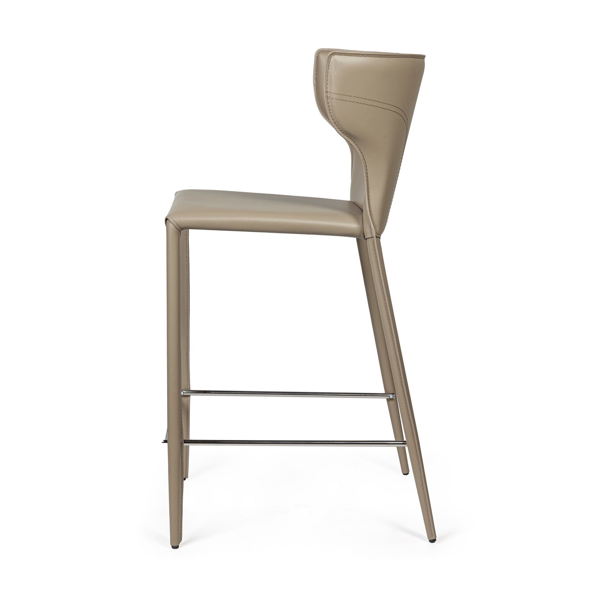 Стул полубарный Аустин, кожа нуга