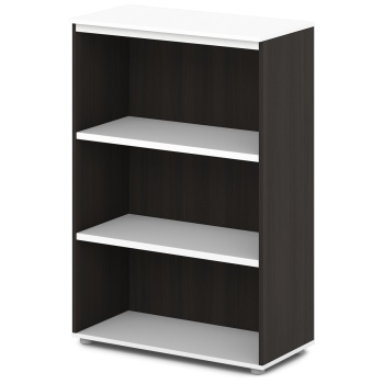 Стеллаж средний S-62 Сентида - Sentida (Восприятие) цвет Дуб Честерфилд и Белый