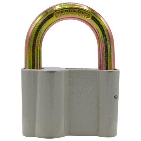 Замок навесной алюминиевый 70 мм "Стандарт", 3 ключа, RABBITEX (РАББИТЕКС), 671305