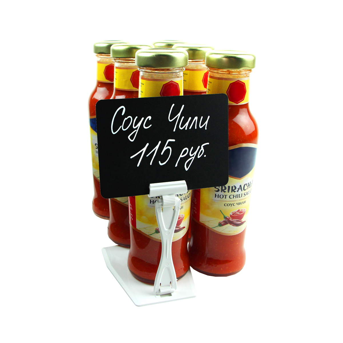 Ценникодержатель ДЕЛИ настольный DELI-UNBO-SET90, цвет белый