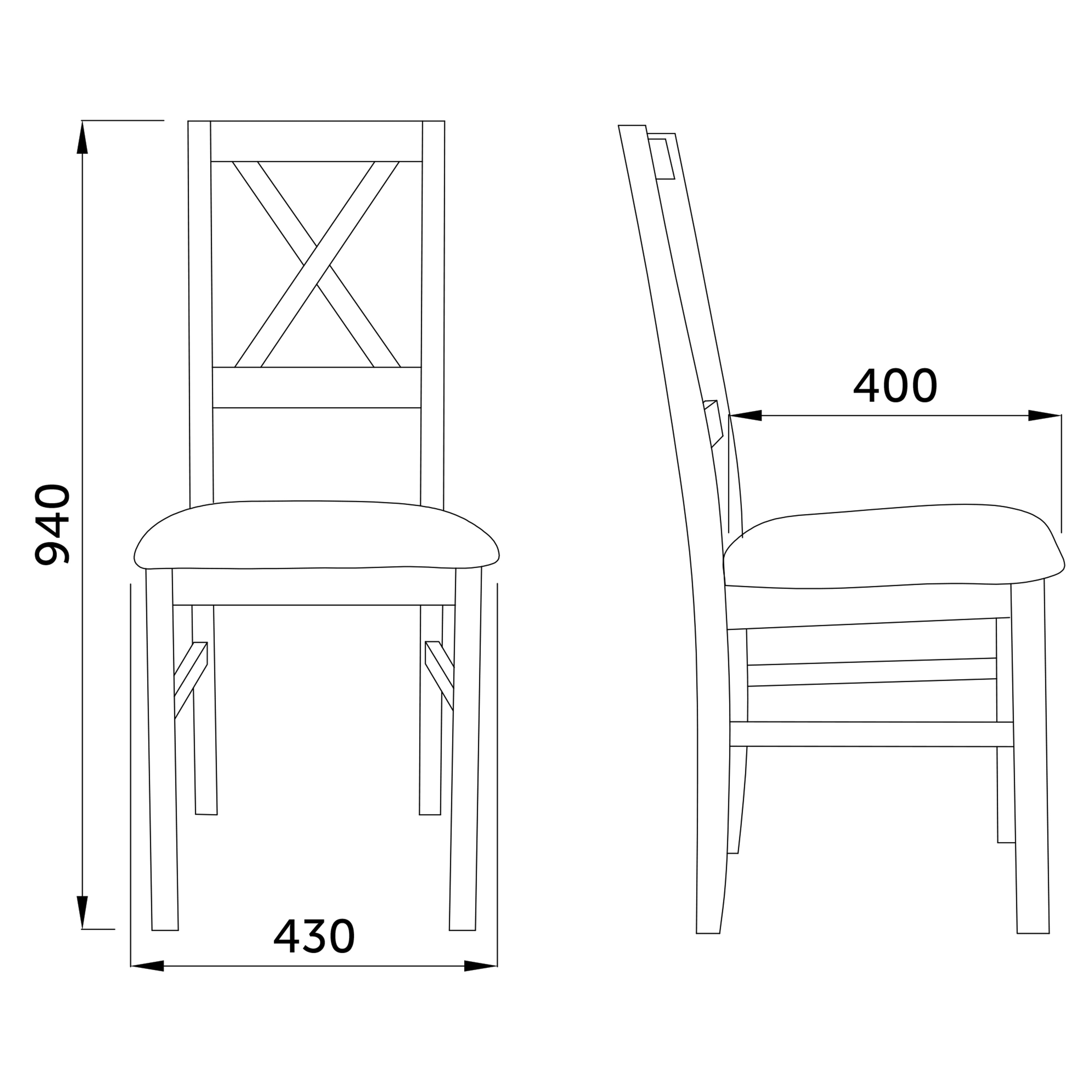 Стул Nilo, пепельный, ткань