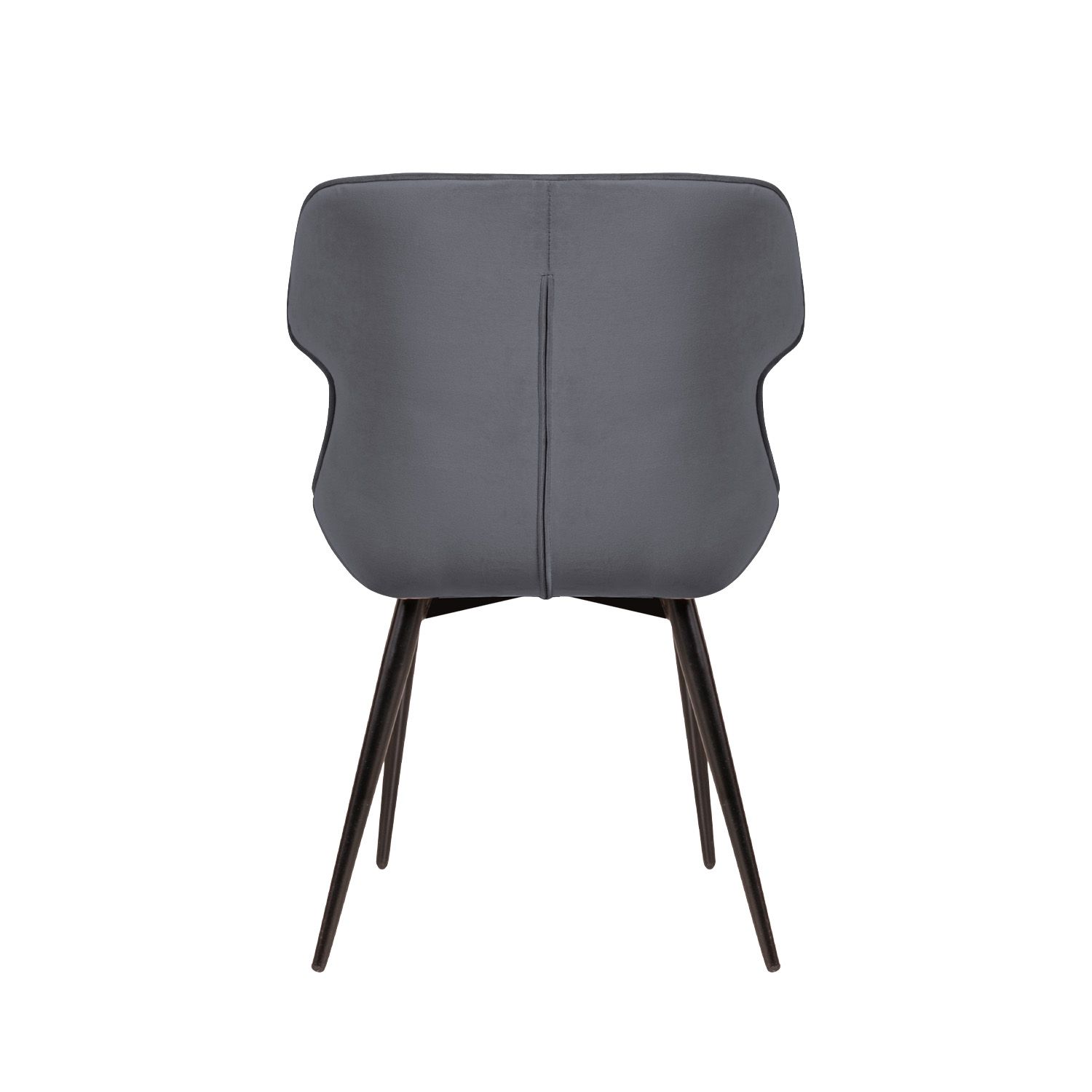 Стул Генри, бархат серый 27