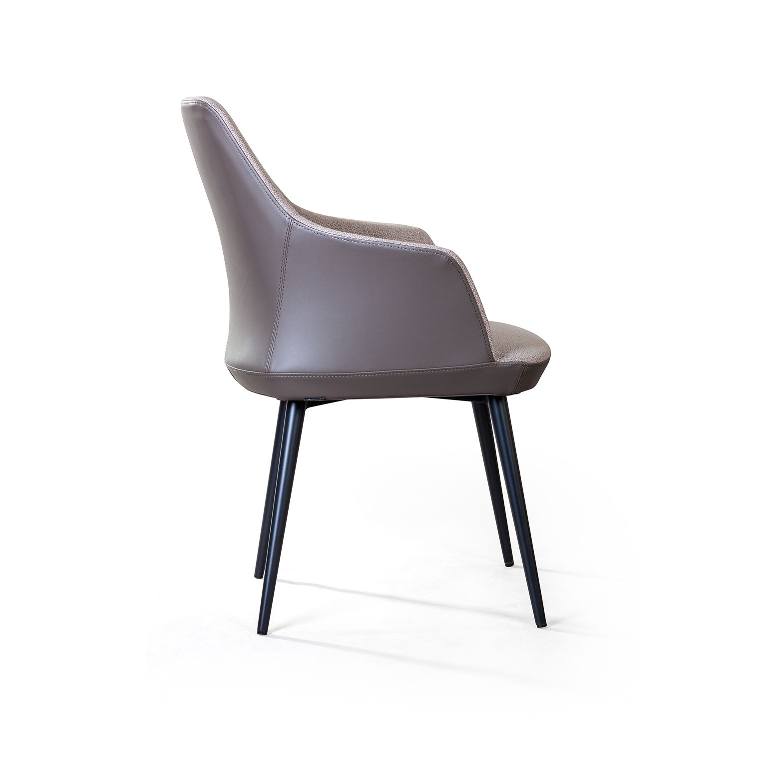 Стул с подлокотниками Франк, рогожка комби бежевый