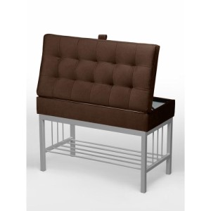 Банкетка Н-76 (серый/коричневый)