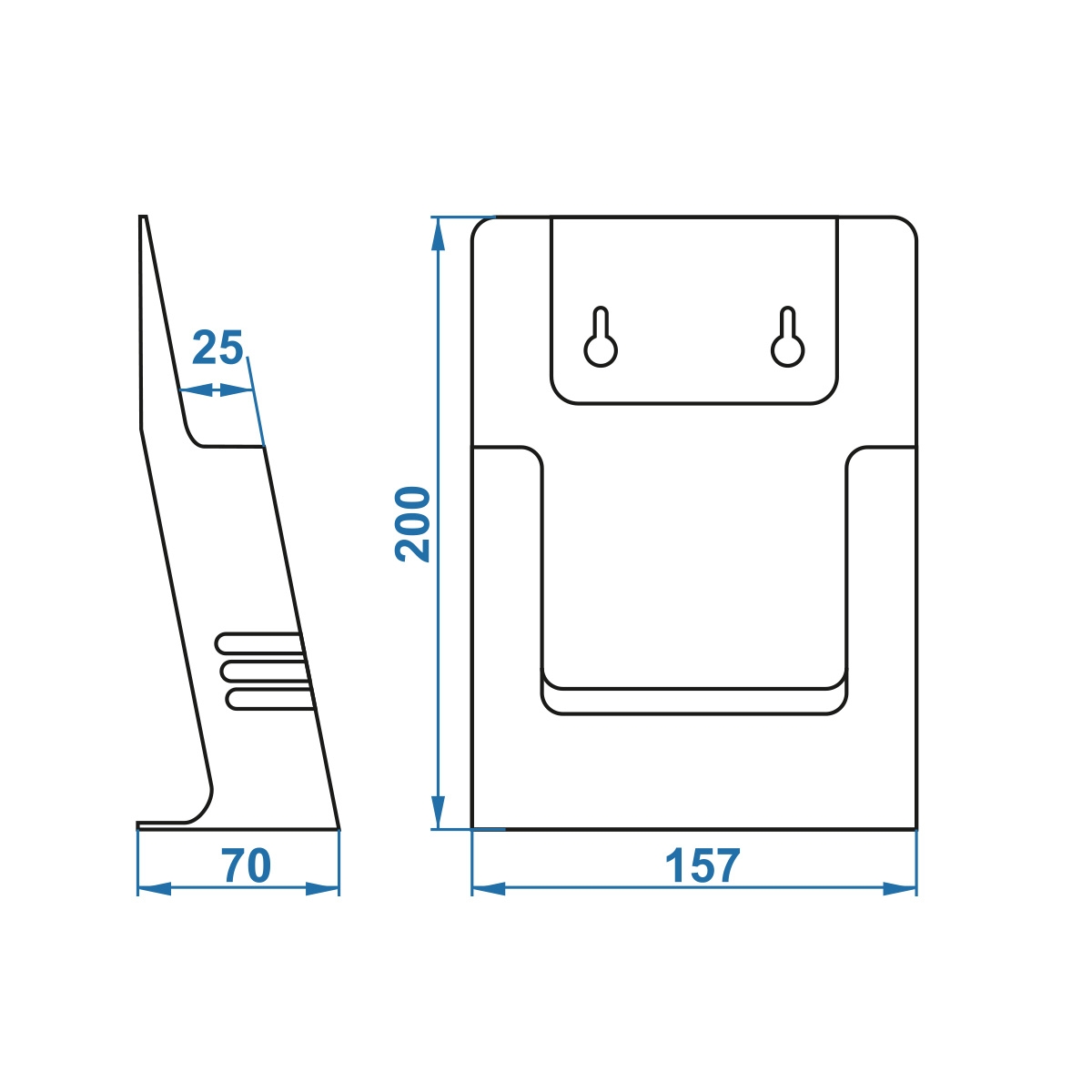 ЛИДЕР А5 Буклетница настольная/настенная
