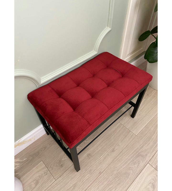 Банкетка Сканди-60 (красный/черный)