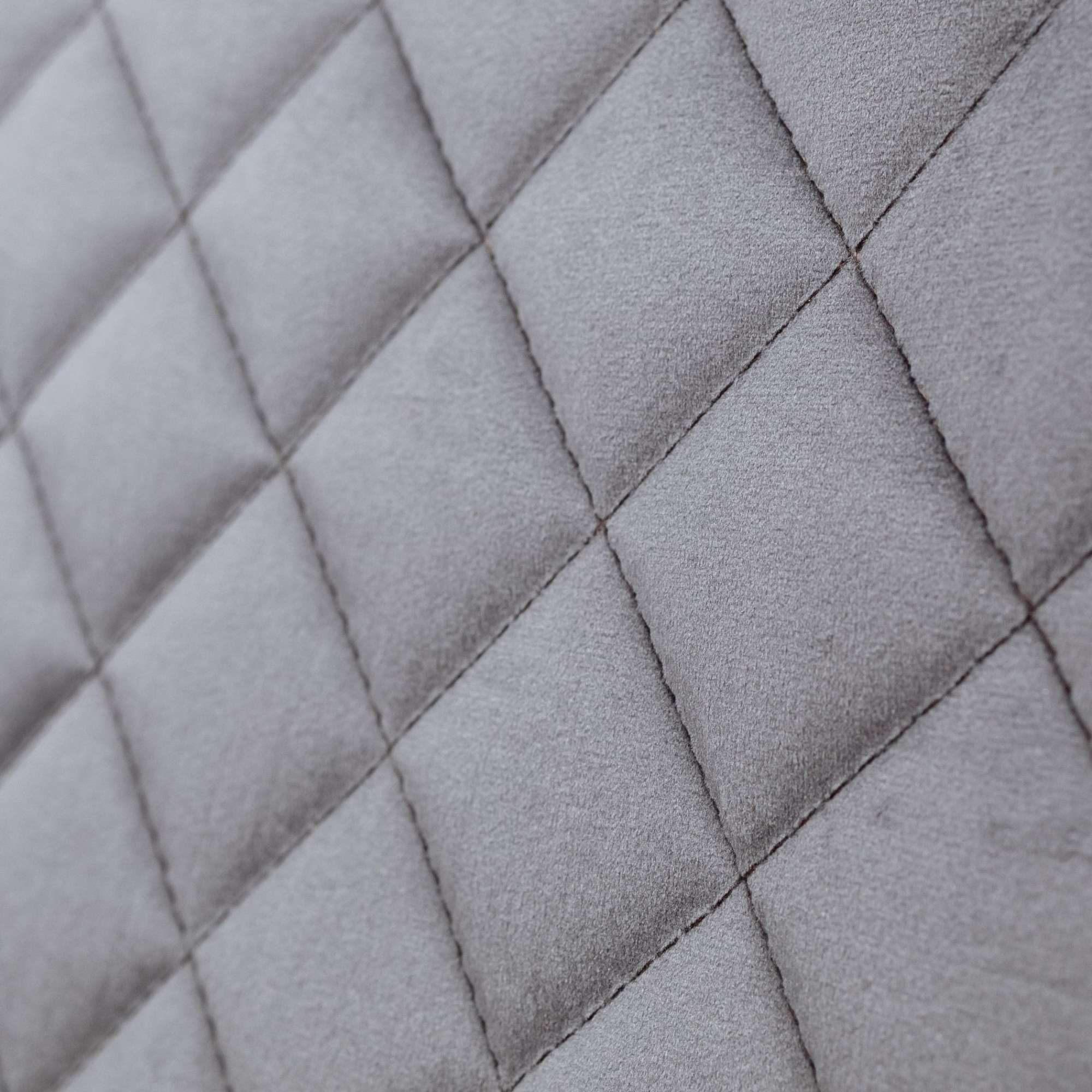 Стул барный Leros, серый, велюр