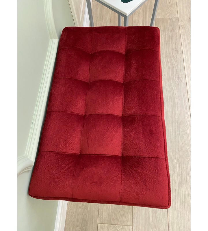 Банкетка Сканди-60 (красный/черный)