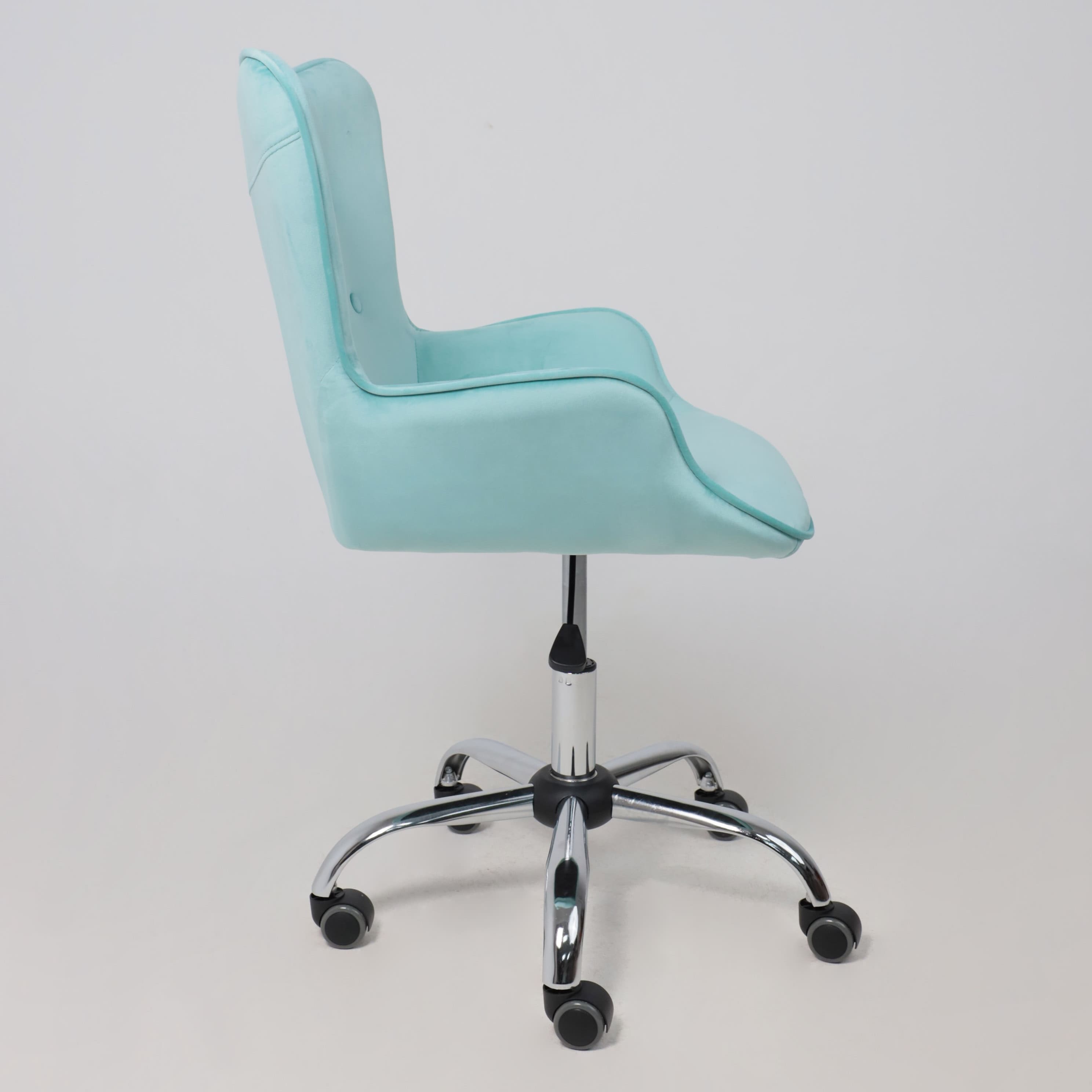 Кресло поворотное Bella, мятный, велюр