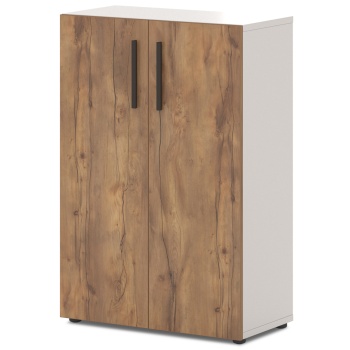 Шкаф для документов средний T-631 Лавана - Lavana цвет Таксония медовая и Бежевый песок