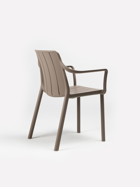 Кресло пластиковое Tiberina тортора