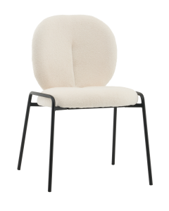 Стул Моллек букле молочный