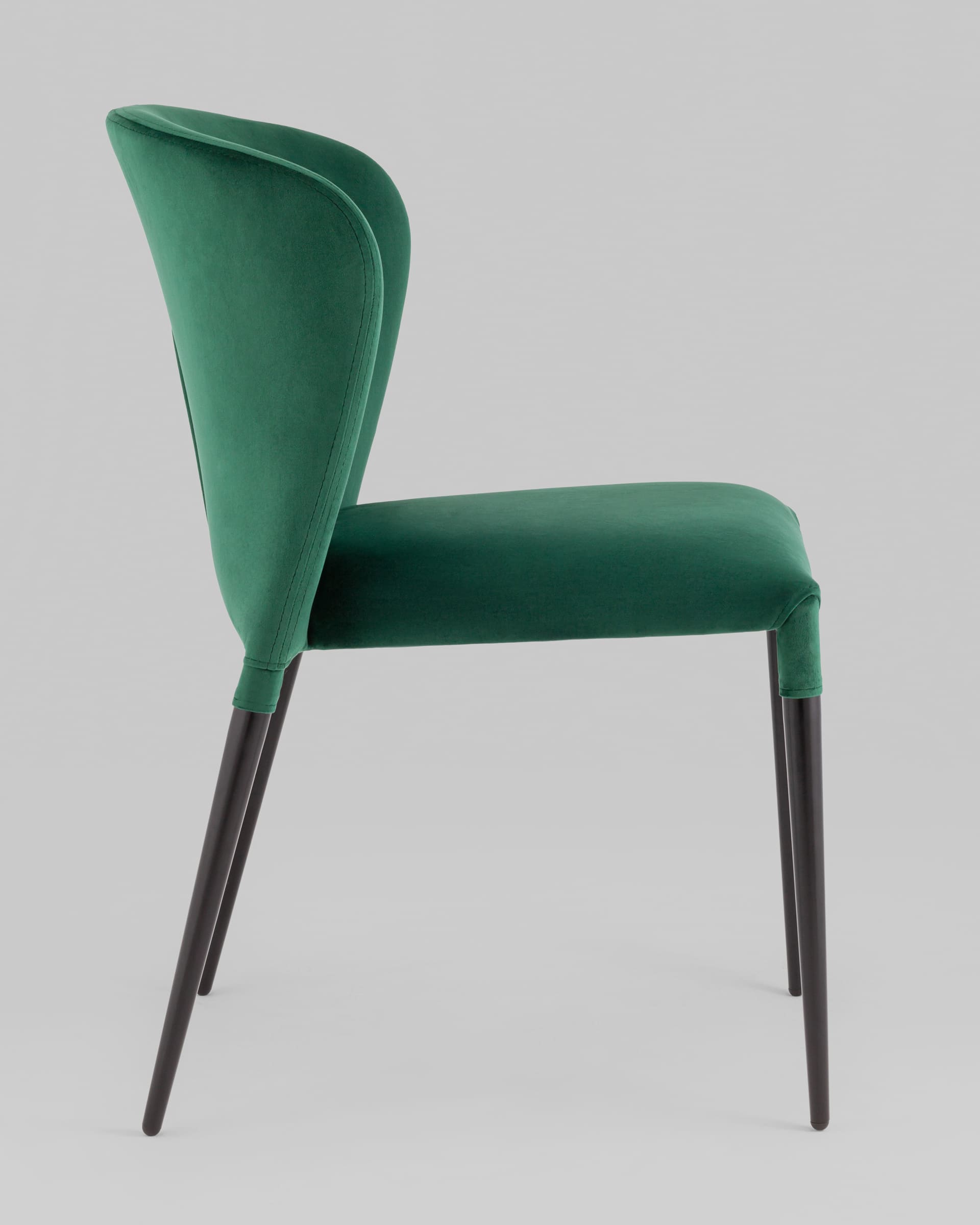 Стул Лори велюр зелёный