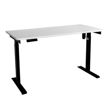 Стол с регулировкой высоты электрический LuxAlto LA-T33-E6 черный/белый ЛДСП 140*60*2.5