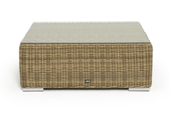 "Капри" журнальный столик плетеный, цвет соломенныйцвет соломенный