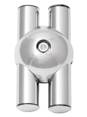 JOK-02 Chrome(R4) Зажим для 2-х параллельных труб