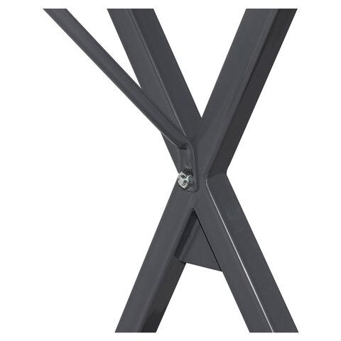 Стол на металлокаркасе BRABIX "LOFT CD-007", 800х500х840 мм, органайзер, комбинированный, 641227