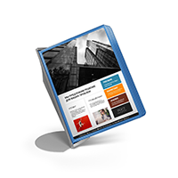 СОНАТА-03.А4.Bu Демосистема 10 панелей А4 синяя настольная